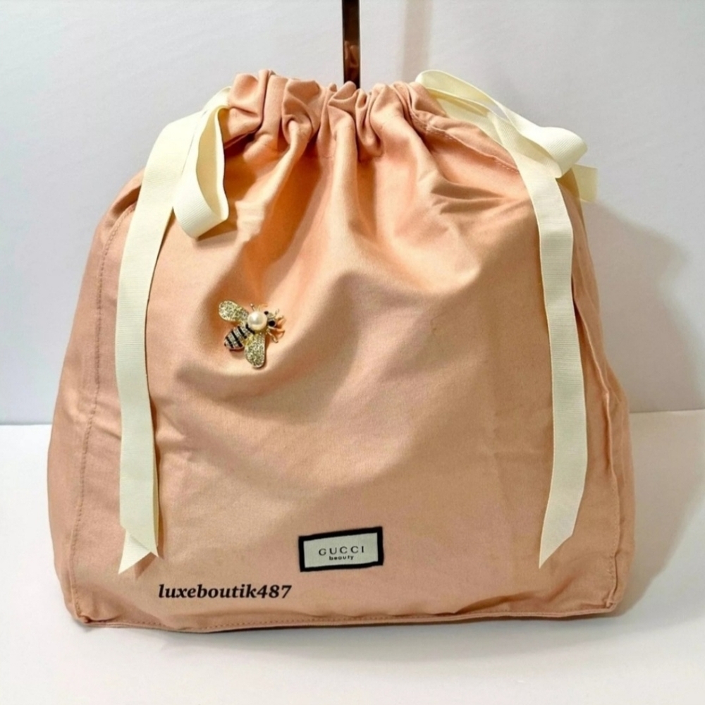 Gucci Peach and Cream Backpack